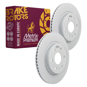 Metrix Premium Chassis Parts® - Vented Front Brake Rotors
