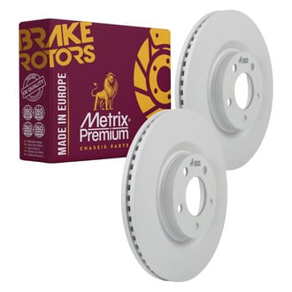 Metrix Premium Chassis Parts® - Vented Front Brake Rotors