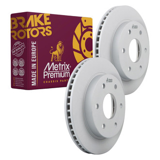 Metrix Premium Chassis Parts® - Vented Front Brake Rotors
