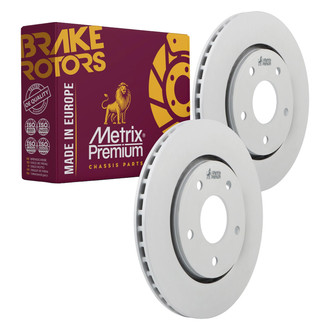 Metrix Premium Chassis Parts® - Vented Front Brake Rotors