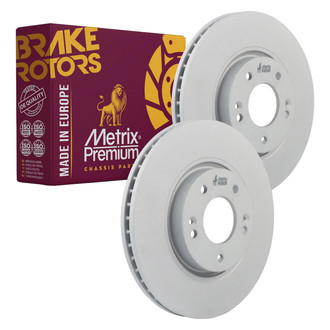 Metrix Premium Chassis Parts® - Vented Front Brake Rotors
