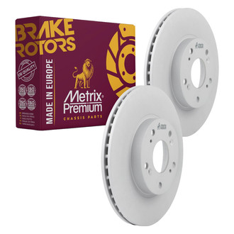 Metrix Premium Chassis Parts® - Vented Front Brake Rotors