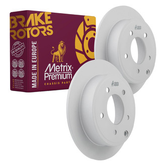Metrix Premium Chassis Parts® - Solid Rear Brake Rotors