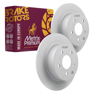 Metrix Premium Chassis Parts® - Solid Rear Brake Rotors