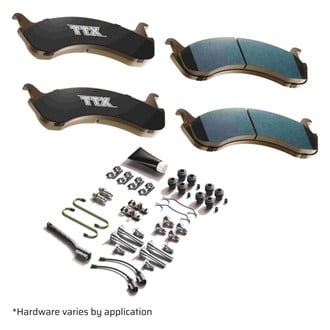 Mevotech® - CeraPhite Semi-Metallic Rear Disc Brake Pads