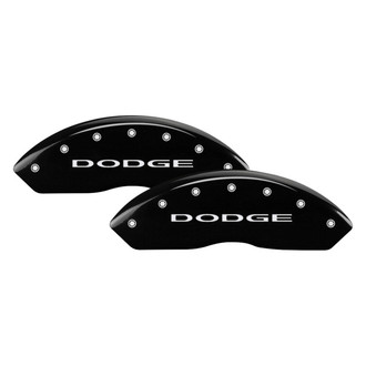 MGP® - Gloss Black Caliper Covers with Dodge Engraving (Full Kit, 4 pcs)