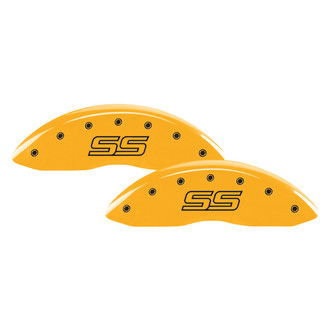 MGP® - Gloss Yellow Caliper Covers with SS Trailblazer Engraving (Full Kit, 4 pcs)