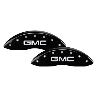 MGP® - Gloss Black Caliper Covers with GMC Engraving (Full Kit, 4 pcs)