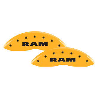 MGP® - Gloss Yellow Caliper Covers with Ram Engraving (Full Kit, 4 pcs)