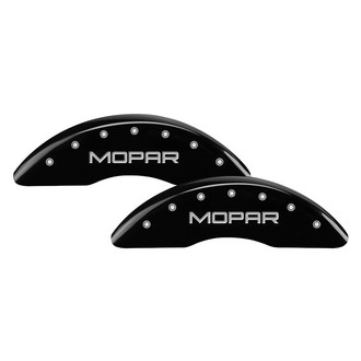 MGP® - Gloss Black Caliper Covers with Mopar Engraving (Full Kit, 4 pcs)