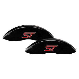 MGP® - Gloss Black Caliper Covers with No Bolts ST Engraving (Full Kit, 4 pcs)