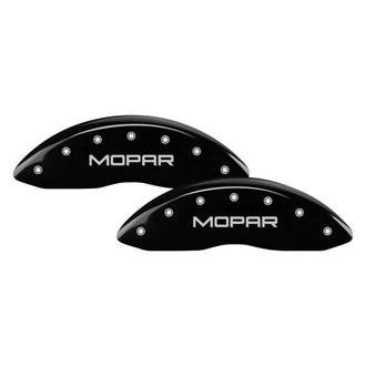 MGP® - Gloss Black Caliper Covers with Mopar Engraving (Full Kit, 4 pcs)