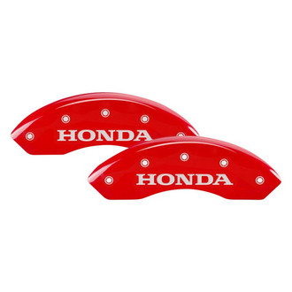 MGP® - Gloss Red Caliper Covers with Honda / H Logo Engraving (Full Kit, 4 pcs)