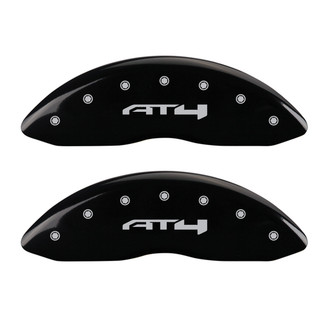 MGP® - Gloss Black Caliper Covers with AT4 Engraving (Full Kit, 4 pcs)