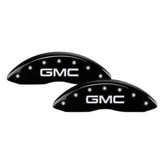 MGP® - Gloss Black Caliper Covers with GMC Engraving (Full Kit, 4 pcs)