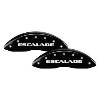 MGP® - Gloss Black Caliper Covers with Escalade / ESV Engraving (Full Kit, 4 pcs)
