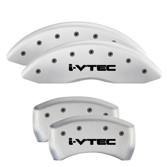 MGP® - Gloss White Caliper Covers with i-Vtec Engraving (Full Kit, 4 pcs)