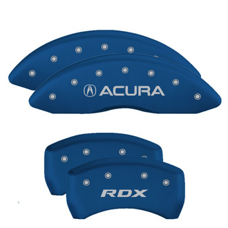 MGP® - Gloss Blue Caliper Covers with Acura / RDX Engraving (Full Kit, 4 pcs)