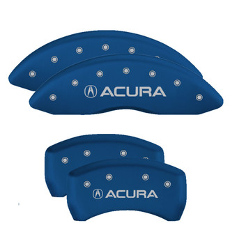 MGP® - Gloss Blue Caliper Covers with Acura Engraving (Full Kit, 4 pcs)