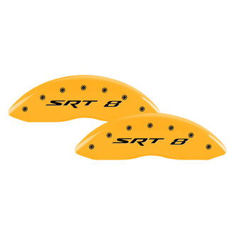 MGP® - Gloss Yellow Caliper Covers with SRT 8 Engraving (Full Kit, 4 pcs)