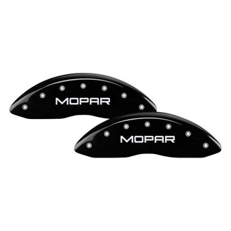 MGP® - Gloss Black Caliper Covers with Mopar Engraving (Full Kit, 4 pcs)