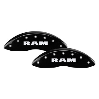 MGP® - Gloss Black Caliper Covers with Ram Engraving (Full Kit, 4 pcs)