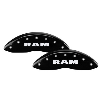 MGP® - Gloss Black Caliper Covers with Ram / Ramhead Engraving (Full Kit, 4 pcs)
