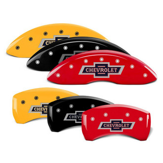 MGP® - Caliper Covers with 100 Anniversary Logo (Full Kit, 4 pcs)