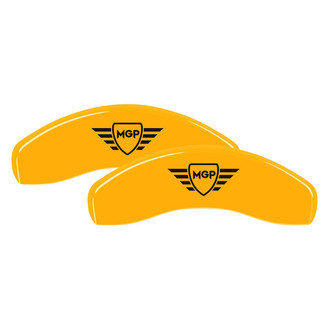 MGP® - Gloss Yellow Rear Caliper Covers with MGP Engraving