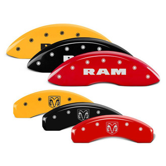 MGP® - Caliper Covers with Ram / Ramhead Engraving (Full Kit, 4 pcs)