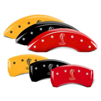 MGP® - Caliper Covers with Tiffany Snake Logo Engraving (Full Kit, 4 pcs)