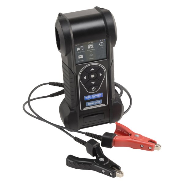 Midtronics® - 12 V Handheld Electrical System and Battery Tester with Integrated Printer and 9.8' Cable