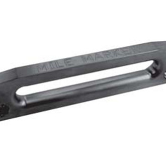 Mile Marker® - Aluminum Polished Replacement Hawse Fairlead with Synthetic Rope for PE5000 Winch