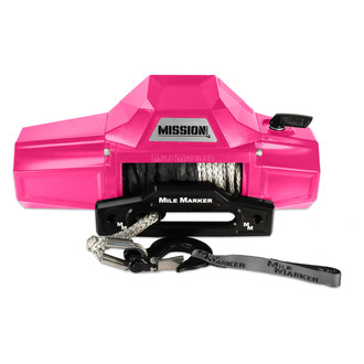 Mile Marker® - 14,000 lbs Mission Custom Winch with Synthetic Rope