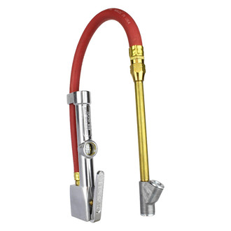 Milton® - 10 to 160 psi Straight Foot Chuck Tire Inflator Gauge