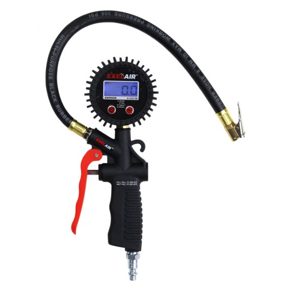 Milton® - Exelair™ 0 to 100 psi Pistol Grip Digital Tire Inflator with Easy-Clip Chuck
