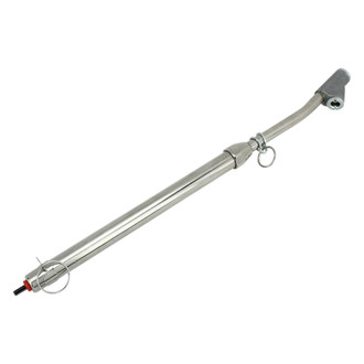 Milton® - Quick Click™ 10 to 160 psi Pencil Re-Calibratable Tire Pressure Gauge with Bent Extended Dual Head Straight Foot Chuck