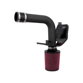 Mishimoto® - Performance Aluminum Wrinkle Black Cold Air Intake System with Red Filter