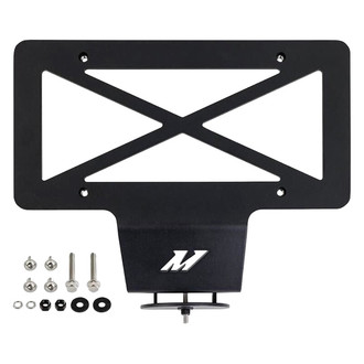 Mishimoto® - Black Tow Hook License Plate Relocation Bracket