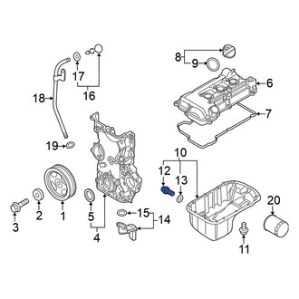Mitsubishi OE - Engine Oil Drain Plug
