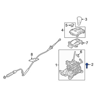 Mitsubishi OE - Automatic Transmission Shift Lever Bolt
