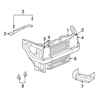 Mitsubishi OE - Radiator Support