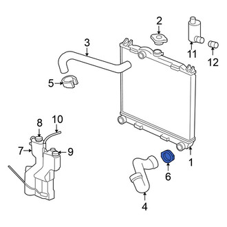 Mitsubishi OE - Lower Radiator Hose Clamp