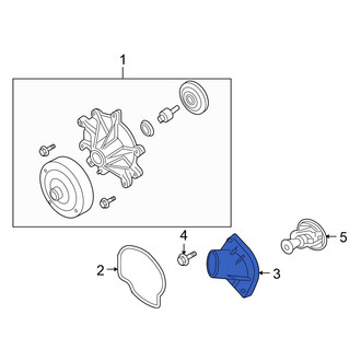Mitsubishi OE - Engine Coolant Thermostat Housing