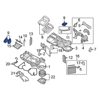 Mitsubishi OE - HVAC Blend Door Actuator