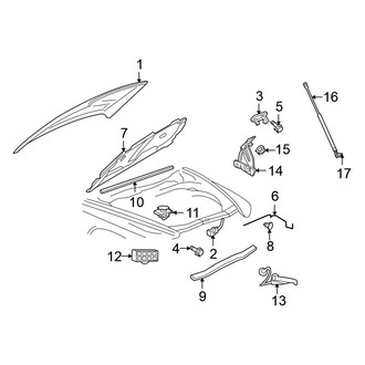 Mitsubishi OE - Hood & Grille - Hood & Components