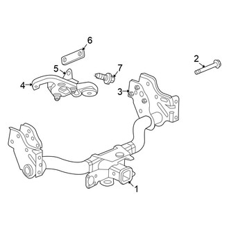 Mitsubishi OE - Frame - Trailer Hitch Components