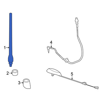 Mitsubishi OE - Radio Antenna Mast