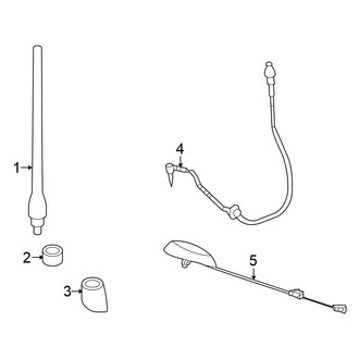 Mitsubishi OE - Electrical - Antenna