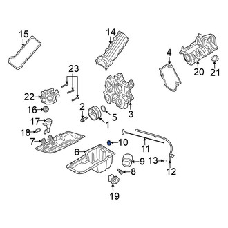Mitsubishi OE - Engine Oil Filter Adapter Stud